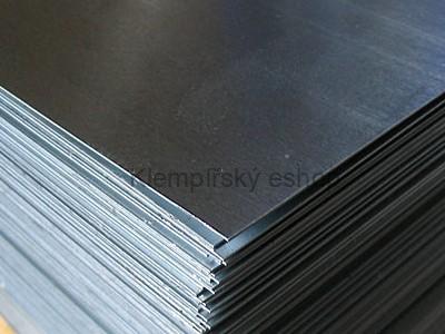 Plech tabule titanzinek 0,6 mm 1 x 2 m